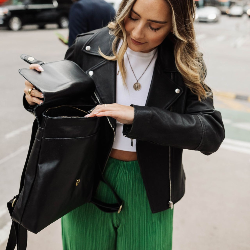 best leather laptop bag women's