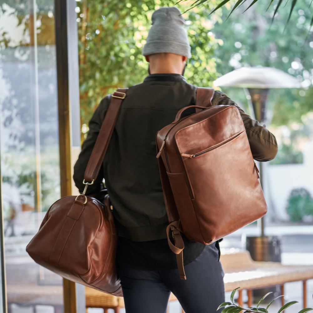 best mens leather weekend bag